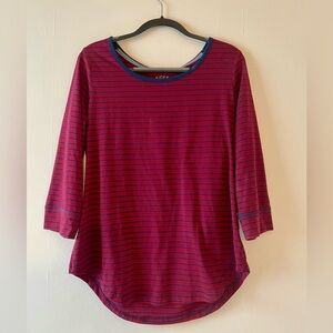 🌼 Riders by Lee T-Shirt-3/4 Sleeves-Striped-Size XL